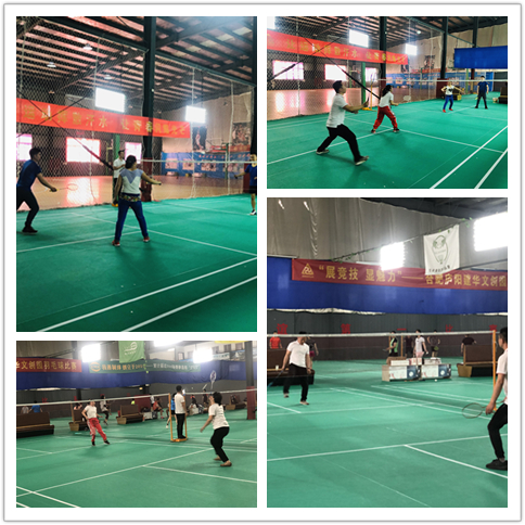 “慶五一 迎五四” 廬陽建華文創(chuàng)園開展羽毛球互動賽